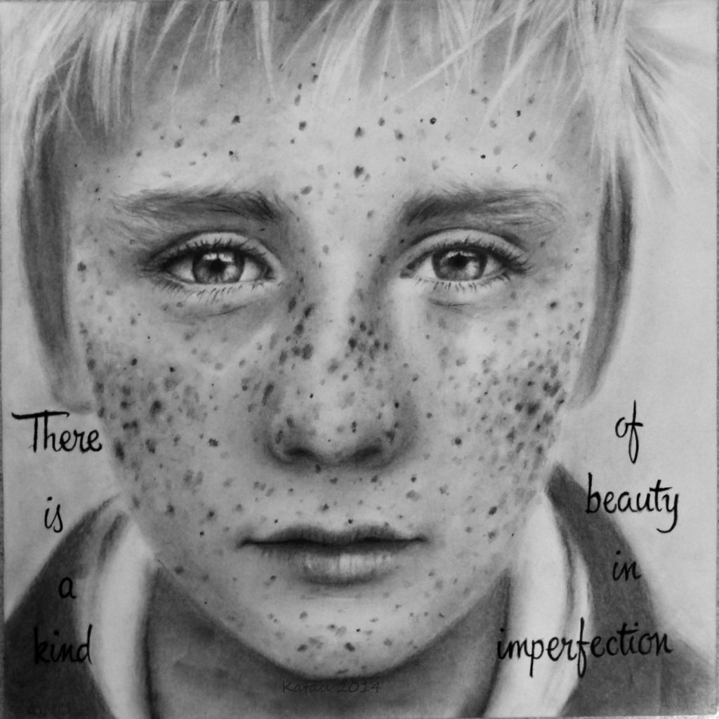 Beauty in Imperfection - Graphite & Charcoal