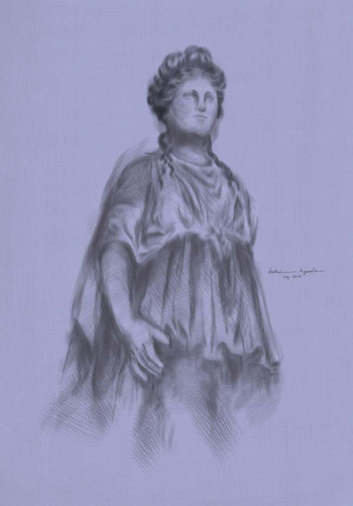 Classical Statue Digital Painting Study