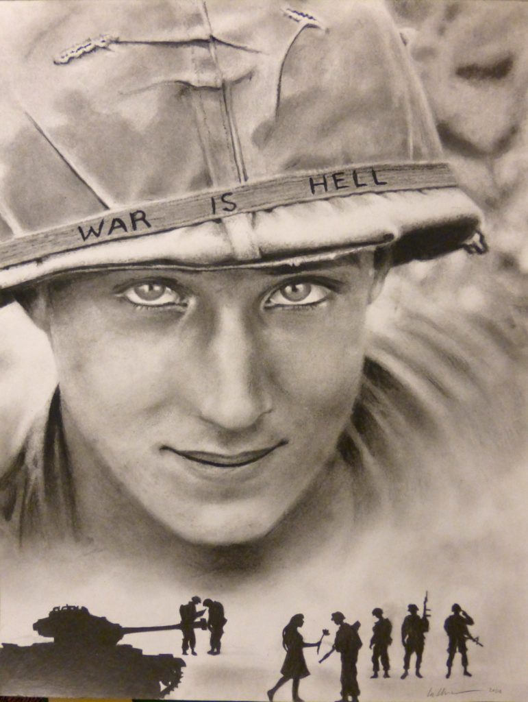 War Is Hell - Graphite & Charcoal