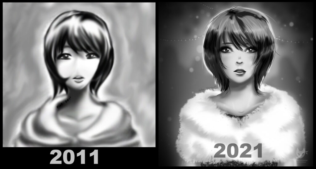 Smudgy Redraw 10 Years Later by Katau Studios